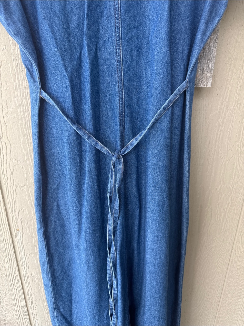Vintage Joni Blair Denim Button-Front Maxi Dress - Blue - Picture 11 of 11